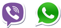 contacty whatsapp-viber